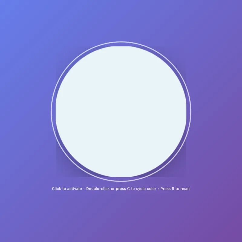 Render of circle · chain · Haiku 4.5, step 008