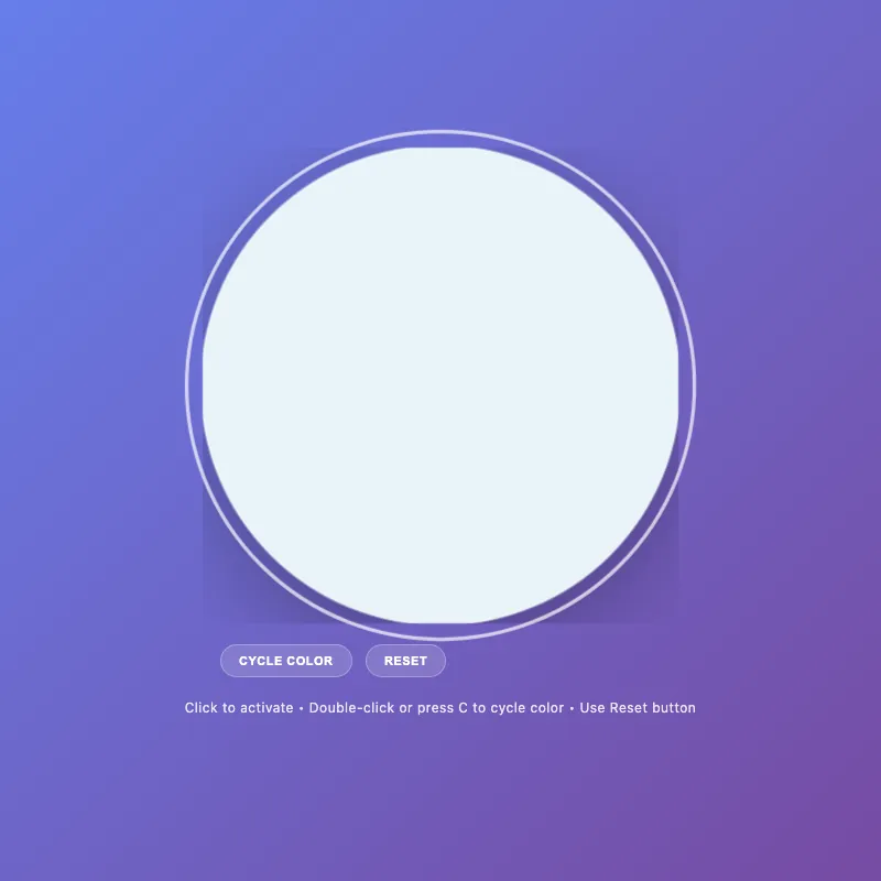 Render of circle · chain · Haiku 4.5, step 010