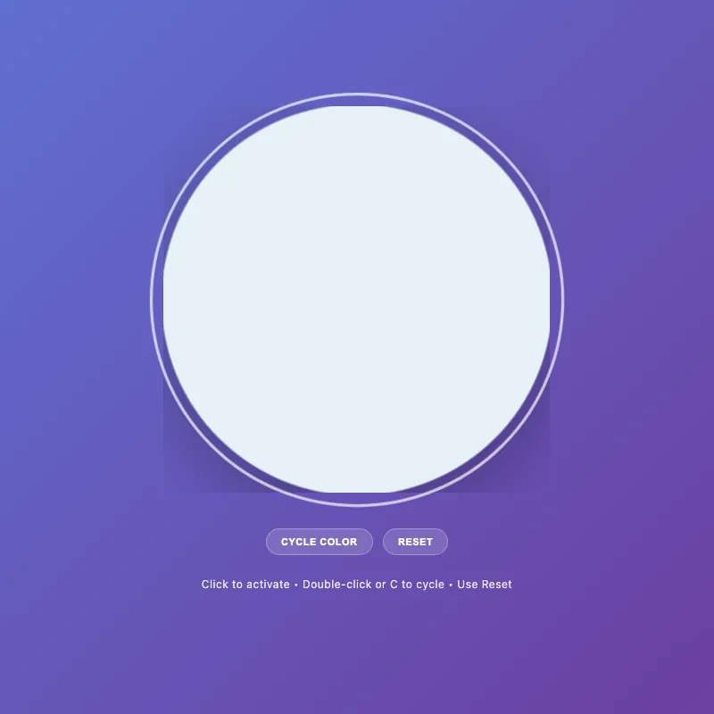Render of circle · chain · Haiku 4.5, step 013