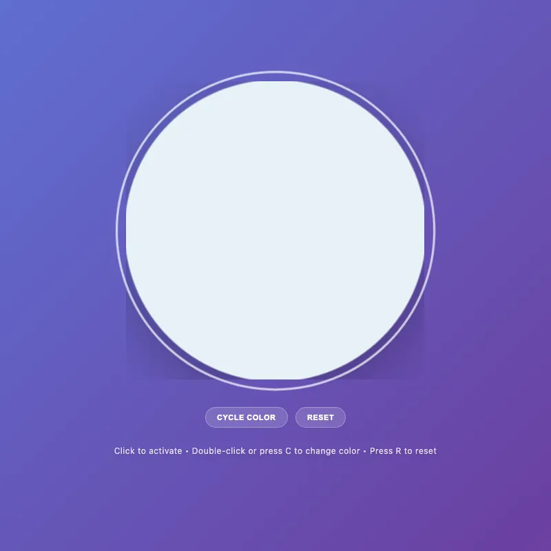 Render of circle · chain · Haiku 4.5, step 015