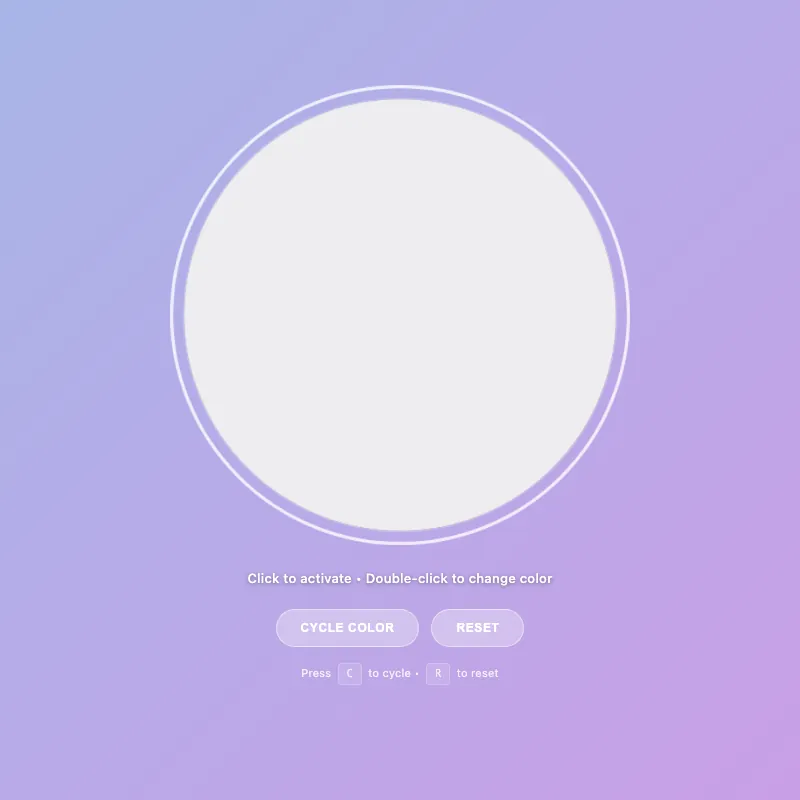 Render of circle · chain · Haiku 4.5, step 024