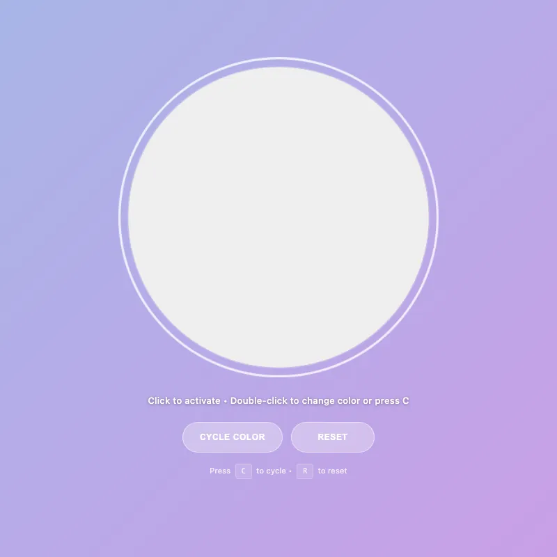 Render of circle · chain · Haiku 4.5, step 025
