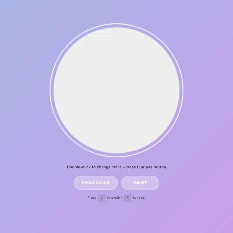 Render of circle · chain · Haiku 4.5, step 027
