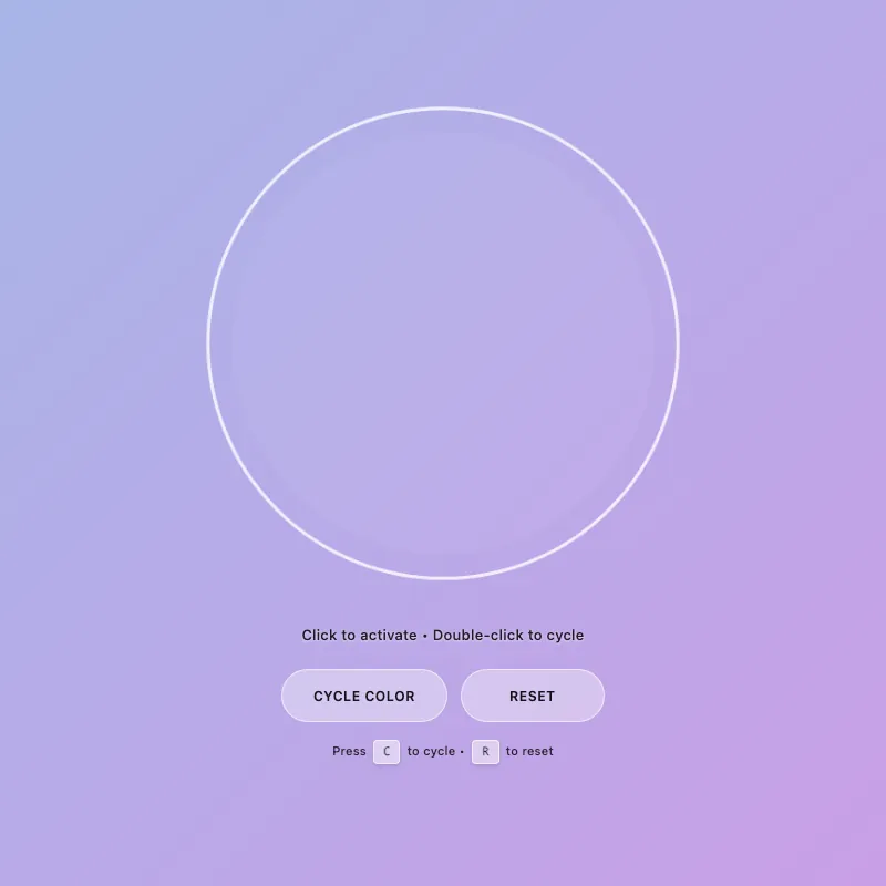 Render of circle · chain · Haiku 4.5, step 034