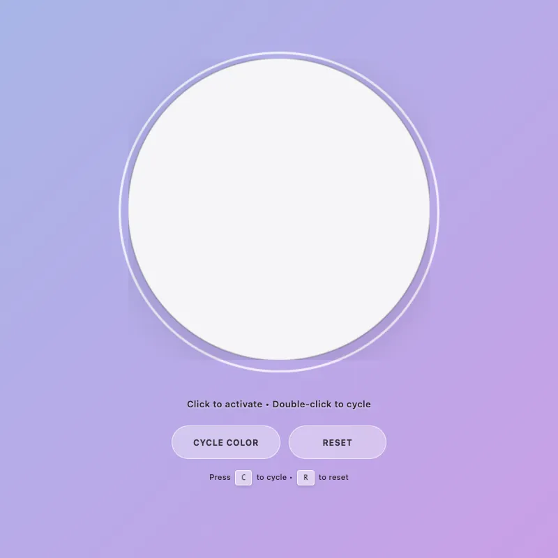 Render of circle · chain · Haiku 4.5, step 036