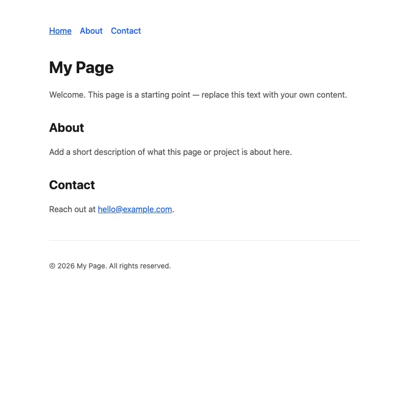 Render of html · chain · Sonnet 5, step 030